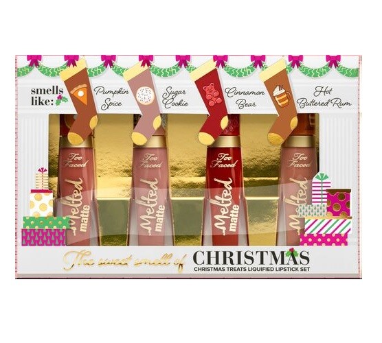 Too Faced The Sweet Smell Of Christmas Mini Melted Liquid Lipstick