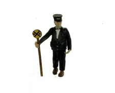 Vintage Railroad CROSSING Guard Finished O scale figure
