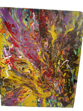 16x20 MUSK YAI MODERN IMPRESSIONISM ART SIGNED REALISM PAINTING ABSTRACT DRAIN S