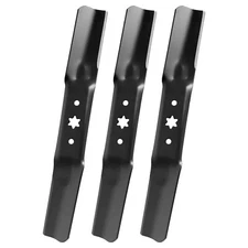 3-Pack 942-05056A Mower Blades for Cub Cadet, Craftsman, Troy-Bilt 54" Deck Lawn