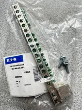 NEW EATON Cutler-Hammer GBK1420 Ground Bar Kit 14 Terminal + (1) 2/0 Lug