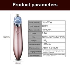 Shopnado Blackhead Pore Remover Vacuum with rechargeable battery