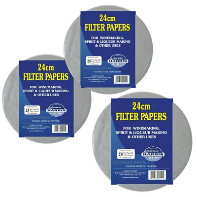 3x Harris VinPapers 24 cm Weinfilterpapiere