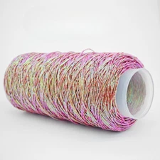 200g Sparkling Metallic Crochet Yarn 1mm Shiny Woven Wire Kniting Thread Sewing