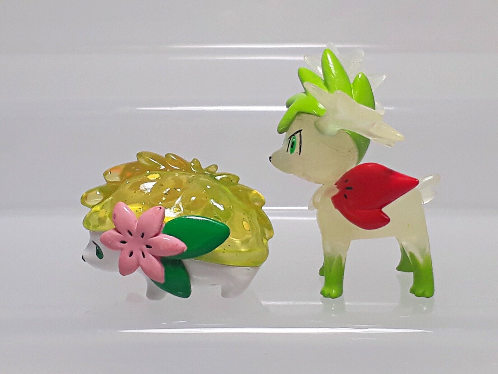 TAKARA TOMY Pokemon EMC-28 Shaymin Original Doll Action Figures High  Quality Exquisite Appearance Anime Collection