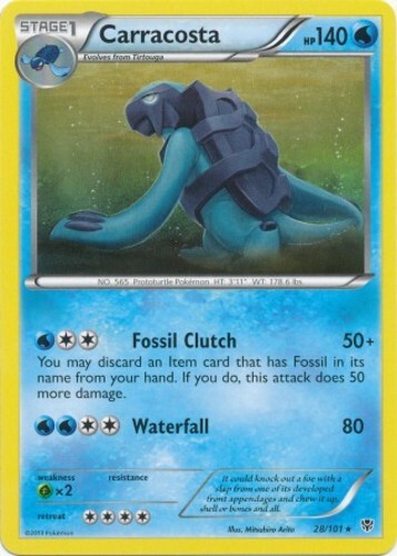 Pokemon - Carracosta - 28/101 - Rare - Plasma Blast - NM
