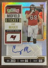 2023 Panini Contenders - Midfield Ticket #169 Cody Mauch /50 AU, RC