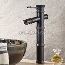 Oil Rubbed Brass Bathroom Vessel Basin Sink Single Handle/Hole Faucet Deck Mount