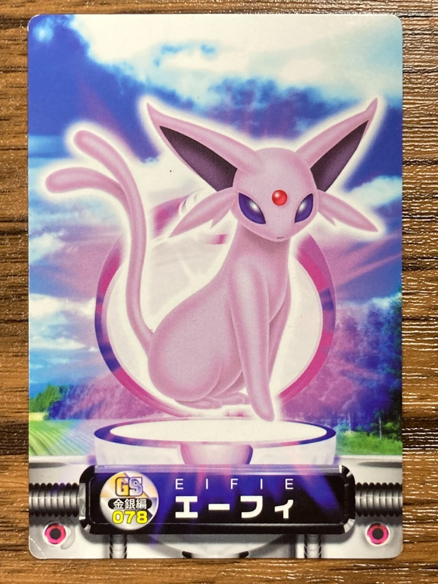 Pokemon Advanced Generation Zukan Nintendo Card Espeon Japan