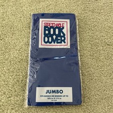 Stretch Fabric Blue Book Cover Protector