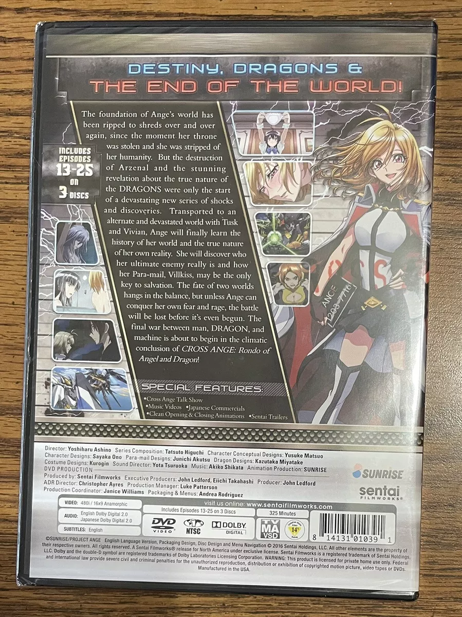 Cross Ange: Rondo of Angel and Dragon: Collection 2 : : DVD e  Blu-ray