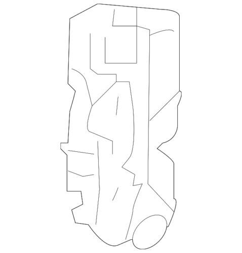 Cerradura de puerta trasera izquierda para Pontiac Grand Prix 1996-2008 (N/P 25955873)