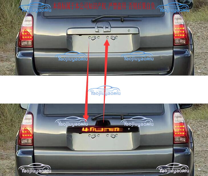 Console Lid Armrest Cover Carbon Fiber for Toyota 4Runner 2003-2009
