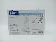 NOB Cloudy Bay Indoor LED Track Light Head Fixture Dimmable 8W 6-Pack