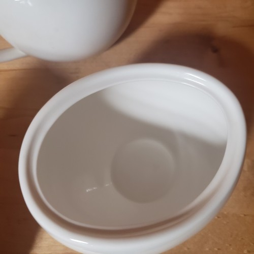 Mikasa Global Cuisine White Sugar Bowl and Creamer Discontinued!  - Picture 8 of 11