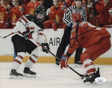 Team Canada Alexis Lafreniere Signed Autographed 8x10 Photo JSA COA #10