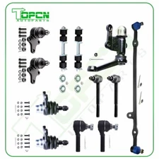 12pcs For Toyota Pickup RWD Tie Rods Center Link Ball Joints Sway Bars Idler Arm