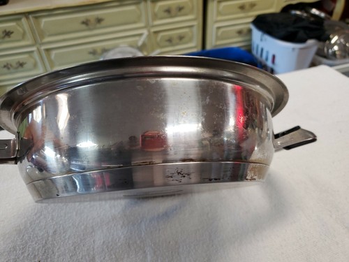 Sistema de utensilios de cocina usados Nutri-Max T304S sartén de 11" acero inoxidable con tapa de vidrio - Imagen 10 de 12