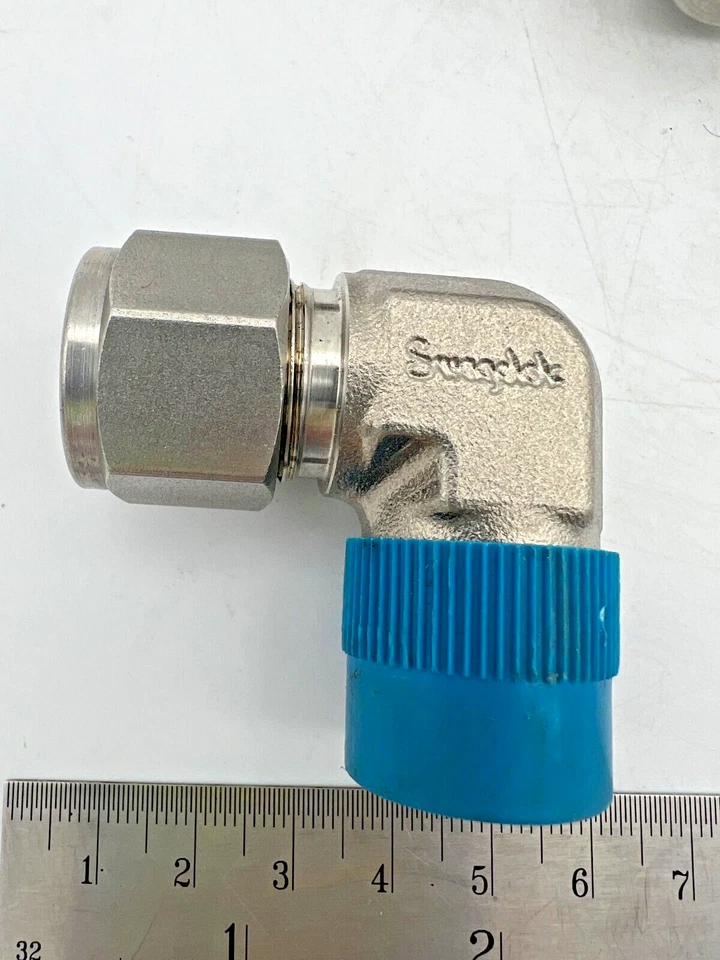 Lot 5 SS-810-2-8 SWAGELOK 1/2" Tube to 1/2" NPT Elbow Pipe Fittings SS 316 USA - Image 3 of 4