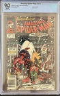 Amazing Spider-Man #314 1989 CBCS 9.0 NEWSSTAND! Todd McFarlane Christmas Cover!