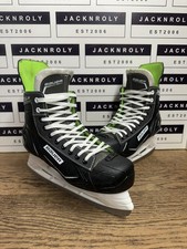 Bauer XLS Tuk Senior Ice Hockey Skates Black - White - Green Size UK 10 - EU 44