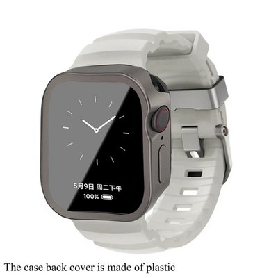 Silicone Strap + Case Protector Cover For Apple Watch Ultra3 Series 11 10 9 SE 8