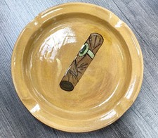 Hart Road Pottery Formerly Eldreth Pottery Custom Cigar Ashtray 8"