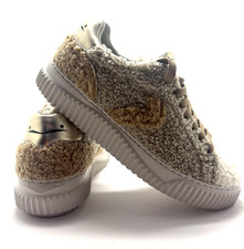 Women's VOILE BLANCHE laura shearling sneakers Size 36 EUR MSRP 298