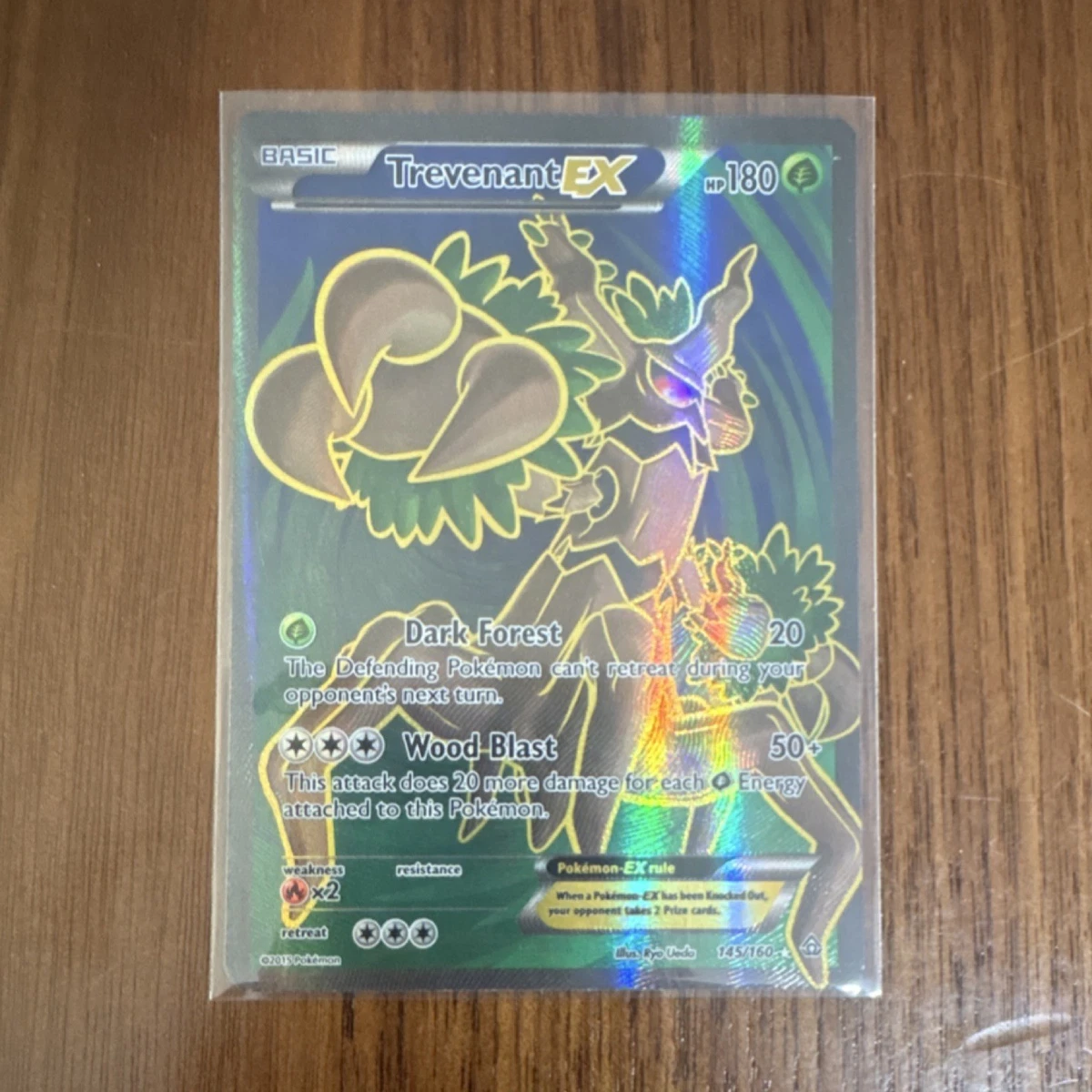 lana pokemon card Trevenant VMAX Ultra Rare Evolving Skies 014/203, NM Pokemon Card main image 0