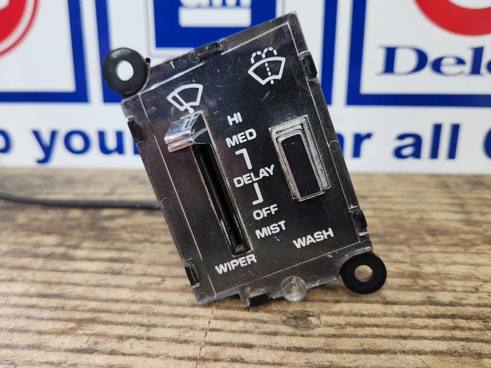 Interruptor limpiaparabrisas Buick Riviera LeSabre Electra GM 1980 1981 USADO FABRICANTE DE EQUIPOS ORIGINALES 25508993 BONITO Foto 2 de 4
