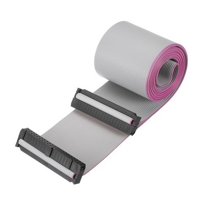 1 Pcs IDC Connector Flat Ribbon Cable, 40 Pins 2.54mm Pitch 1.5m Length FC to...