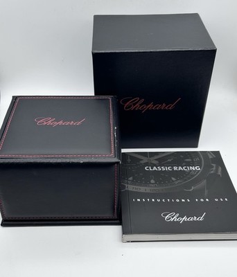 Authentic Vintage Chopard Mille Miglia Classic Racing Black Box & Instructions