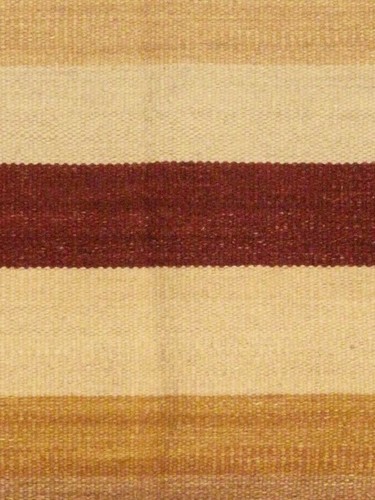 Vintage Hand Woven Carpet 5'7" x 7'10" Traditional Wool Kilim Rug - Picture 4 of 4