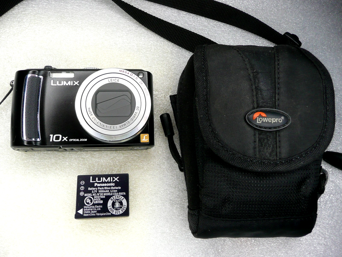 Panasonic LUMIX DMC-TZ5 Leica Lens 'Film-Like' CCD Digital Camera