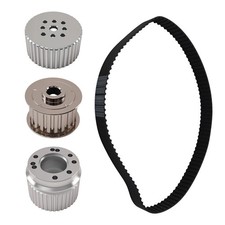 Aluminum Gilmer Belt Drive Pulley Kit For Ford 289 302 Engine Replacement Set