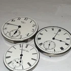 Antique Waltham Pocket Watch Movements x 2 & 1 x Fob Watch Movement C1920s