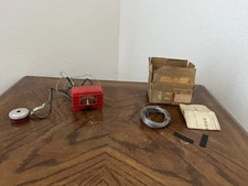 Tiny-Mite Tinymite Small Red Plastic Crystal Radio