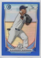2014 Bowman Prospects Chrome Blue Refractor 196/250 Alex Guerrero Alexander 0c2