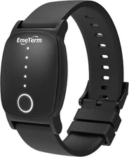 EmeTerm Explore FDA-Cleared Anti-Nausea Wristband Sickness Vomit Relief (Black)