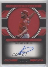 2020 Panini National Treasures Midnight Signatures 52/99 Adonis Medina Auto 0c2