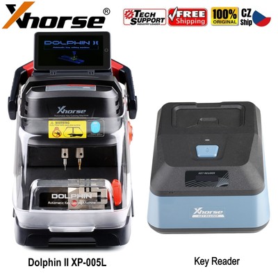 Xhorse Dolphin II XP-005L XP005L C.utting Machine With Clamp M5 & Key Reader