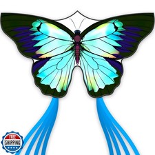 SGftre Green Butterfly Kite Premium Quality, Easy to Fly Perfect Outdoor Toy