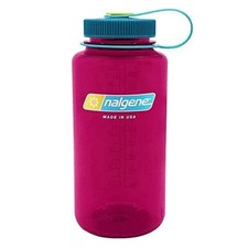 Nalgene 32 oz Eggplant Water Bottle BPA Free Durable Wide Mouth Indestructible