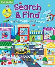 Search  Find Write, Wipe, and Learn, Kidsbooks