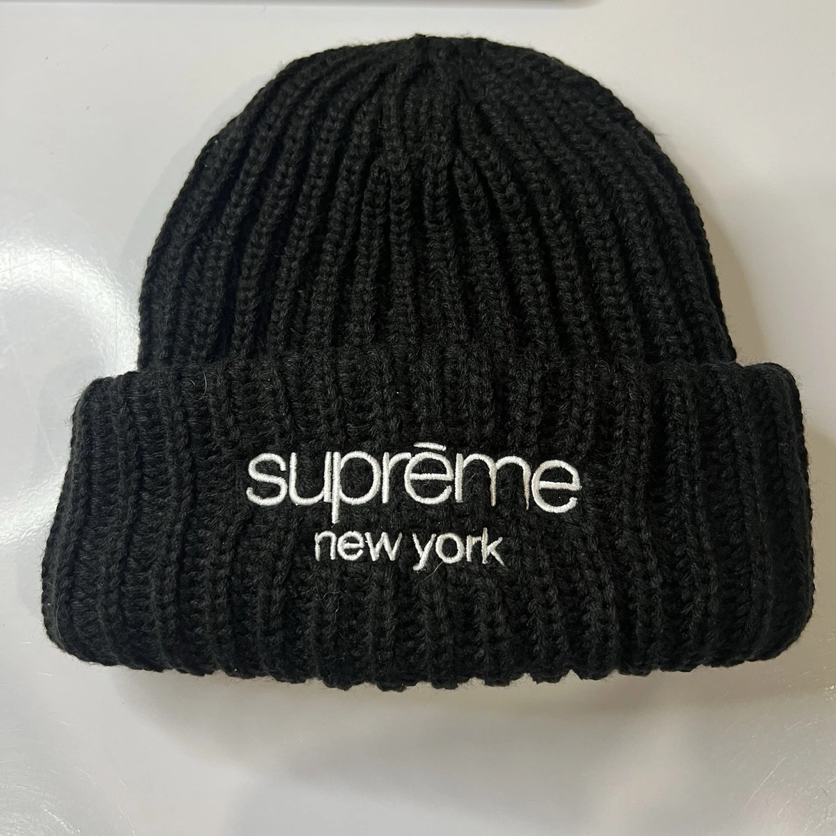 Supreme Ribbed Beanie for sale - eBay