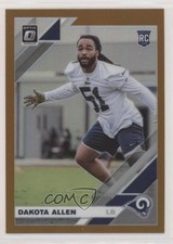 2019 Panini Donruss Optic Rookies Bronze Prizm Dakota Allen #117 2qw