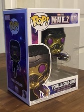 Funko Pop! Figura Marvel T'challa Star Lord #871 ¿Y si? Nuevo y sin abrir