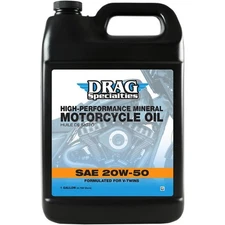 Drag Specialties 3601-0769 High-Performance Mineral Engine Oil - 20W50