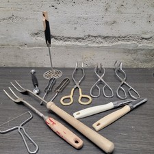 Lot Of 12 Vintage Some Stainless Steel Kitchen Utensils Ekco Assorted