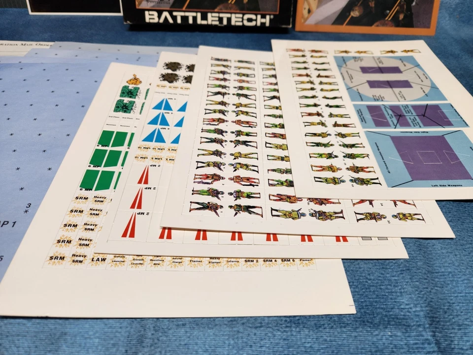 Battletech: Battletroops, Urban Man-to-Man Combat, 1637, FASA 1989 UNPUNCHED - Image 3 of 4
